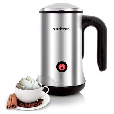 Upgraded Dual Electric Milk Frother Upgraded NutriChef Electric Kettle